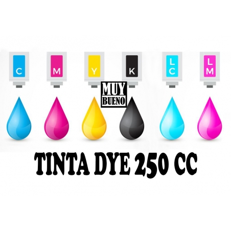 Set de Tinta 6x250 EPS DYE