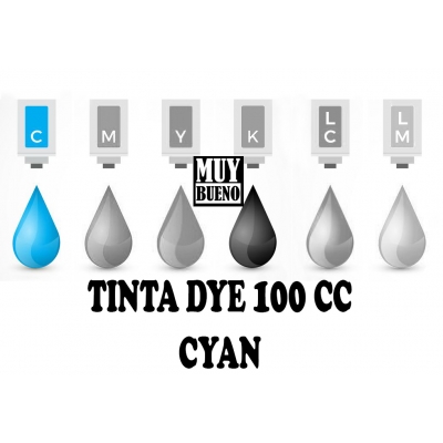 Tinta Cyan 100cc EPS DYE