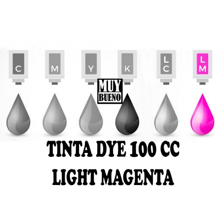 Tinta Light Magenta 100cc EPS DYE