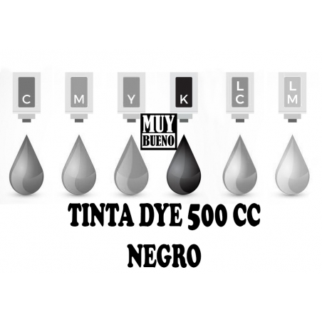 Tinta Negra 500cc EPS DYE