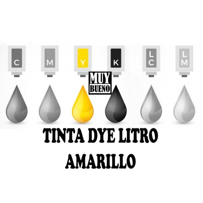 Tinta Amarilla Litro CAN DYE