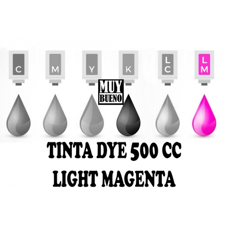 Tinta Light Magenta 500cc EPS DYE