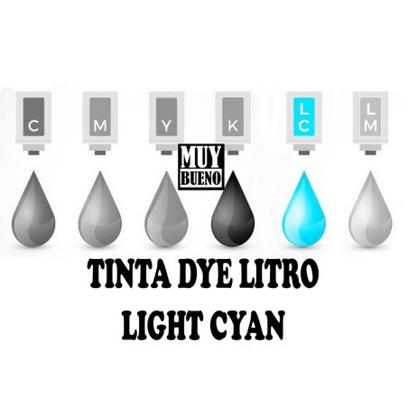 Tinta Light Cyan Litro EPS DYE