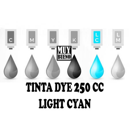 Tinta Light Cyan 250cc EPS DYE